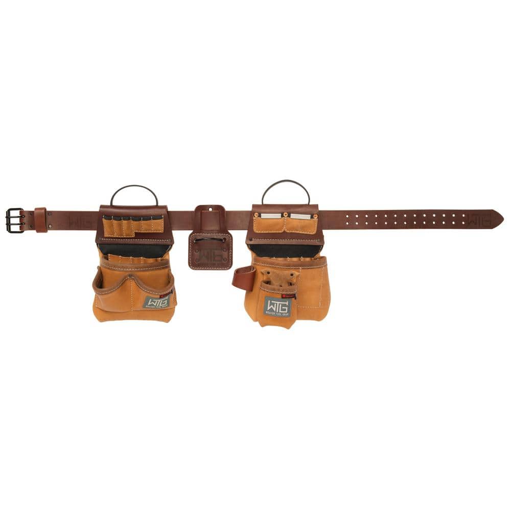Weaver Tool Gear Super Trimmer Brown Leather Waist Tool Belt 8520145