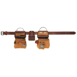 Super Trimmer Brown Leather Waist Tool Belt