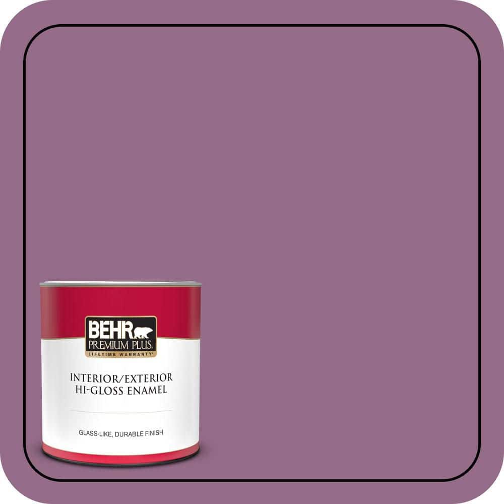 1 qt. #M110-6 Sophisticated Lilac Hi-Gloss Enamel Interior/Exterior Paint & Primer price history on PriceWatchPro