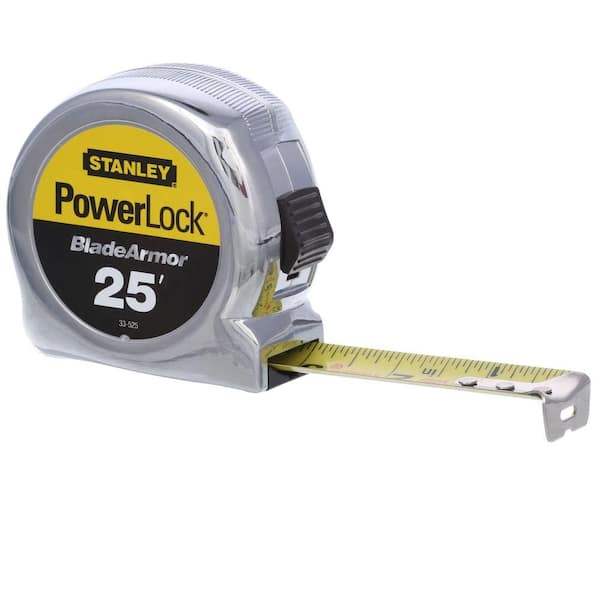 912387-8 Stanley Tape Measure: 25 ft. Blade L, 1 in Blade W, in/ft