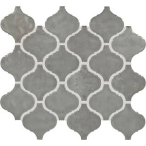 LuxeCraft Charm Gloss 11 in. x 12 in. Glazed Ceramic Arabesque Mosaic Tile (7.4 sq. ft./Case)