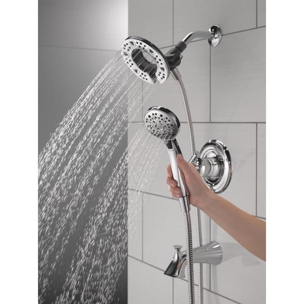 Chamberlain In2ition Single-Handle 4-Spray Tub and Shower Faucet in Chrome (Valve Included)