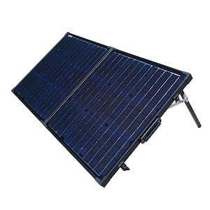 80-Watt Portable Briefcase Design Monocrystalline Silicon Solar Panel