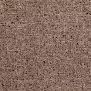 Corry Sound  - Cape Cod - Brown 38 oz. Polyester Pattern Installed Carpet