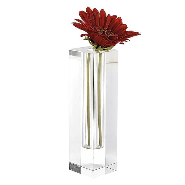 Donovan 8 in. Optical Crystal Bud Vase