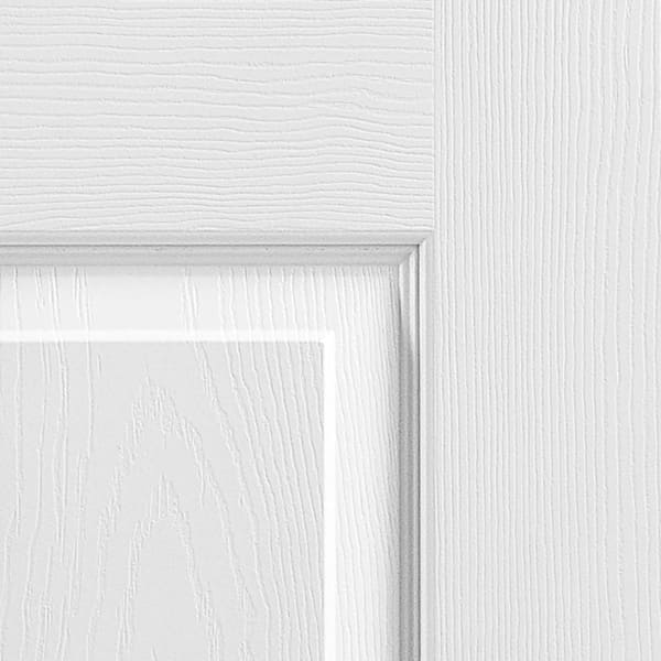 Masonite - 24 in. x 80 in. 6 Panel Textured Hollow Core Primed Composite Interior Door Slab