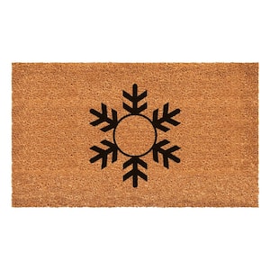 Snowflake Multi-Colored 36 in. x 72 in. Indoor or Outdoor Doormat