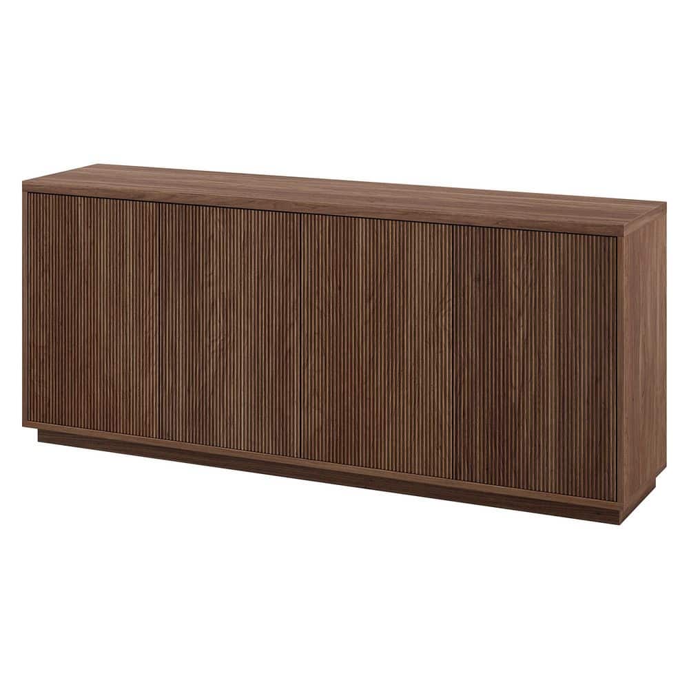 Meyer&Cross Alston Satin Walnut MDF 68 in. Buffet Table