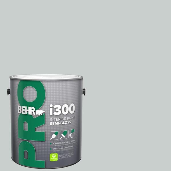 BEHR PRO 1 gal. #720E-2 Light French Gray Semi-Gloss Interior Paint
