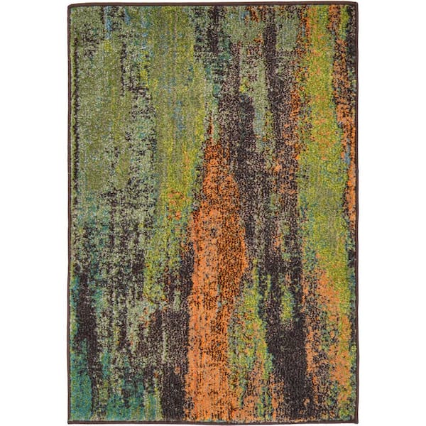 Unique Loom Jardin Lilly Multi 2' 2 x 3' 0 Area Rug