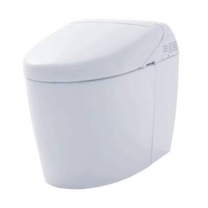 Neorest RH 2-Piece 0.8/1.0 GPF Dual Flush Elongated ADA Comfort Height Integrated Bidet Toilet in Cotton White