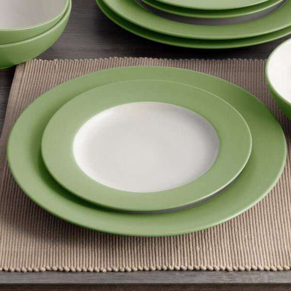 Noritake Colorwave Apple 11 in. (Green) Stoneware Rim Dinner Noritake Colorwave Apple 11 in. (Green) Stoneware Rim Dinner