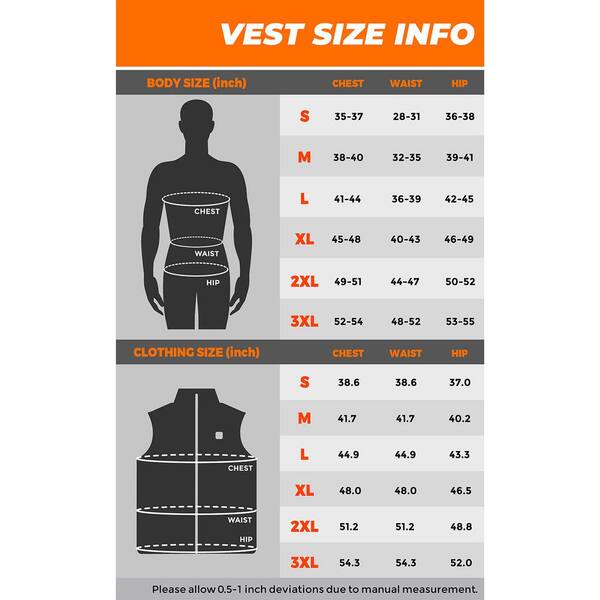 home depot heated vest