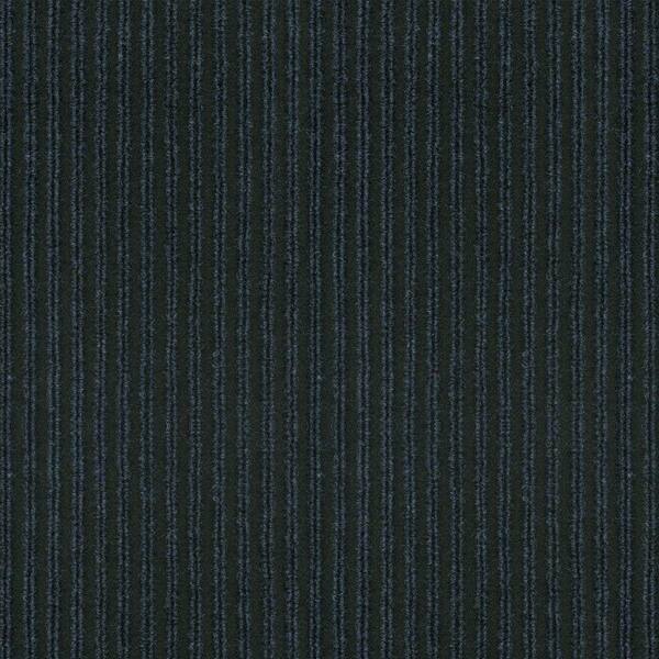 TrafficMaster Corduroy Midnight Blue/Black 18 in. x 18 in. Carpet Tiles (16 Tiles/Case)-DISCONTINUED