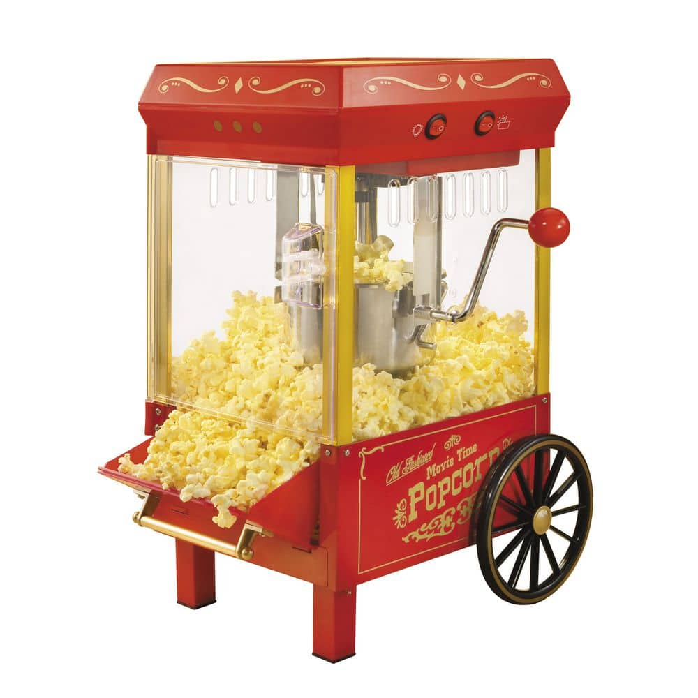 Nostalgia NKPWLTT25RD Vintage 2.5-Ounce Kettle Popcorn Maker