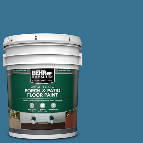 BEHR PREMIUM 5 gal. #T18-14 Soul Search Low-Lustre Enamel Interior/Exterior Porch and Patio Floor Paint