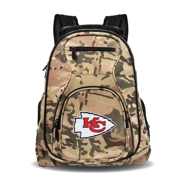Kansas City Chiefs 19 in. Premium Laptop Backpack-Camo