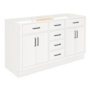 Hepburn 60 in. W x 21.5 in. D x 34.5 in. H Bath Vanity Cabinet without Top in White