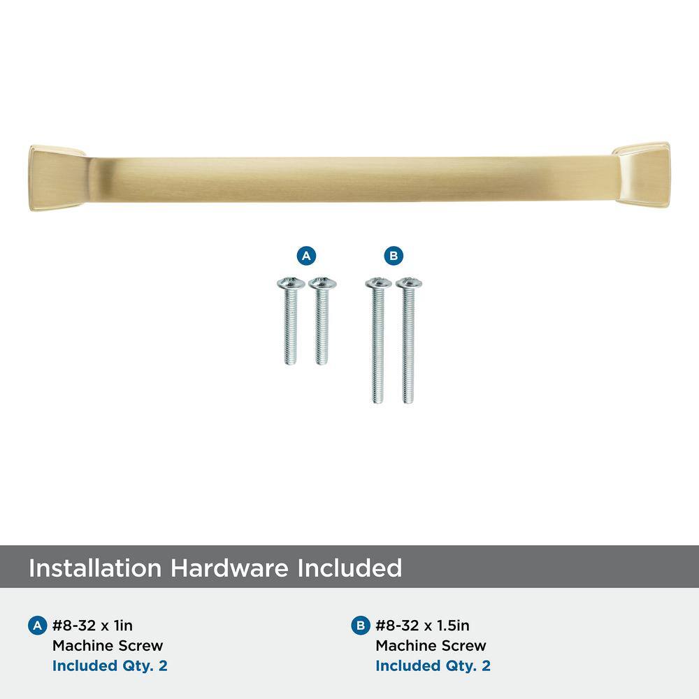 Champagne Bronze Traditional Cabinet Drawer Pull with Mounting Hardware