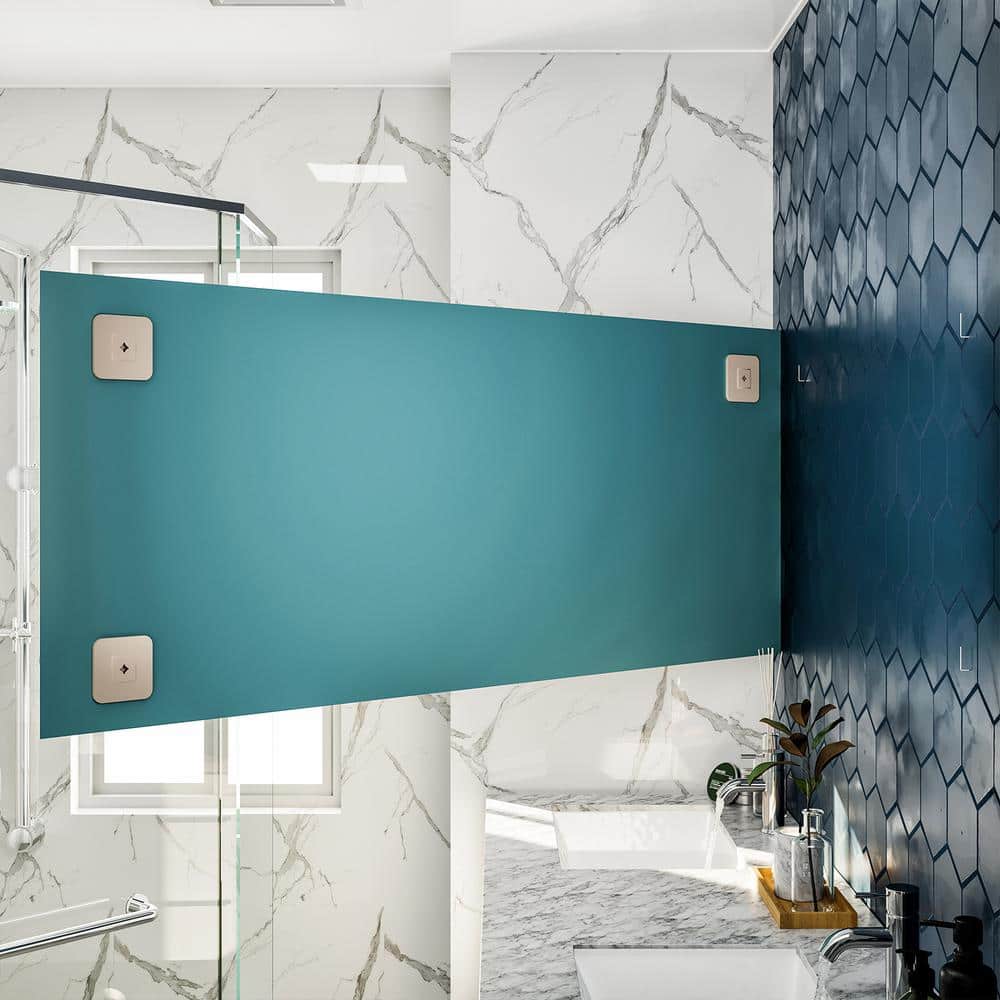 Sleek Frameless 60" x 30" Rectangular Bathroom Mirror