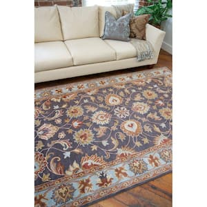 John Charcoal Gray 4 ft. x 6 ft. Area Rug