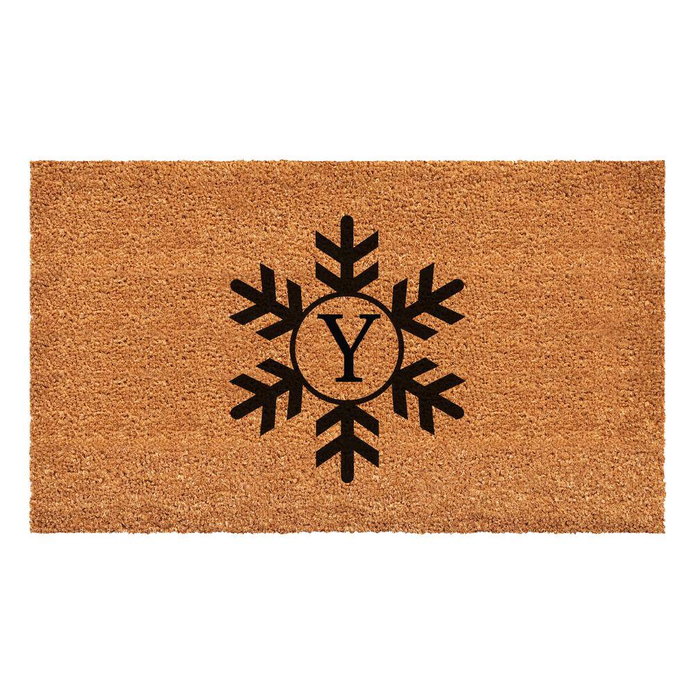 UPC 840195321852 product image for Calloway Mills Snowflake Monogram Doormat, 24