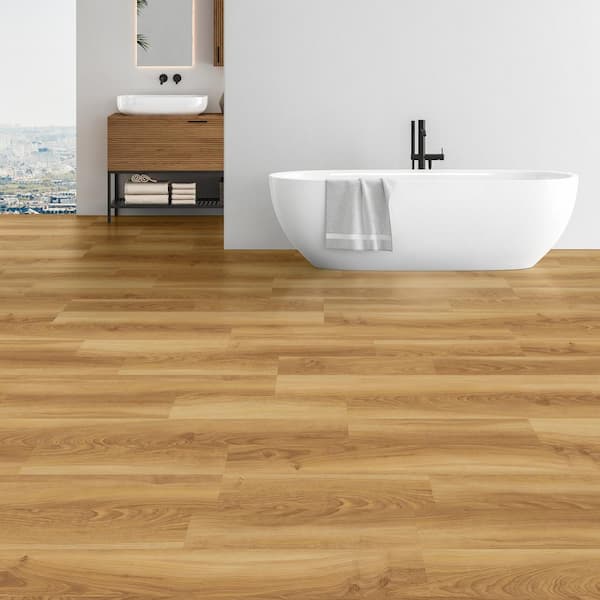 Farmstead Charm Oak 22 MIL x 8.7 in. W x 48 in. L Click Lock Waterproof Luxury Vinyl Plank Flooring (20.1 sq. ft./case)