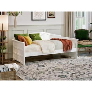 Acadia White Twin Solid Wood Daybed