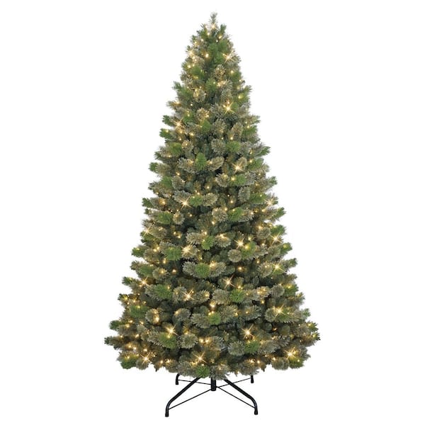 9 ft. Pre-Lit Oklahoma Pine Artificial Christmas Tree