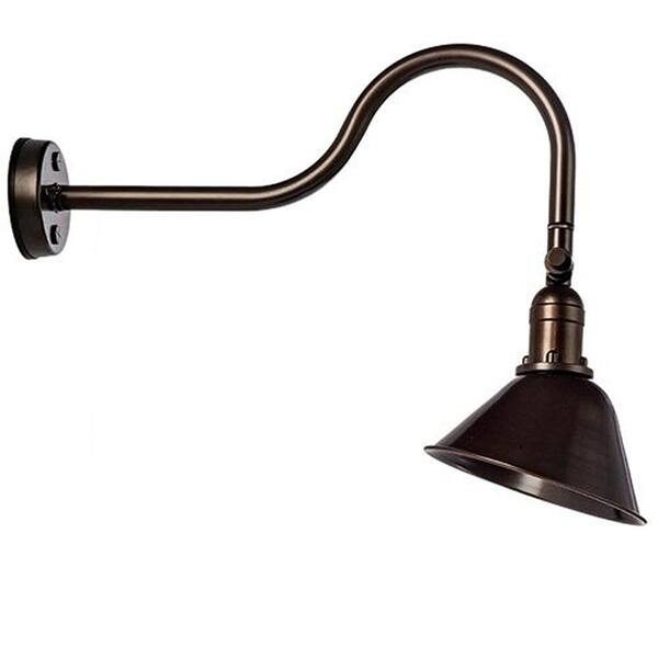 AQLIGHTING 120v Bronze Hardwired Outdoor Weather Resistant Spotlight with No Bulbs Included