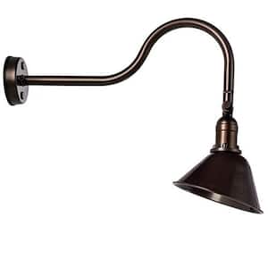 120v Bronze Hardwired Outdoor Weather Resistant Spotlight with No Bulbs Included