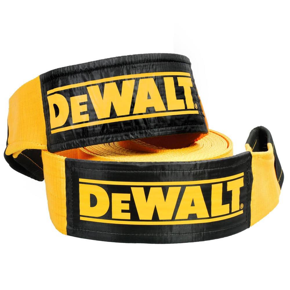 6 in. x 30 ft. x 75,000 lbs. Break Strength Recovery Strap Rope with Loop E