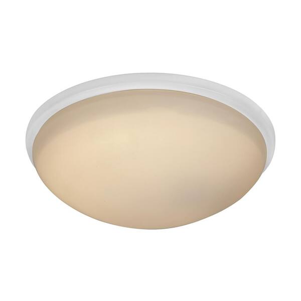 Unbranded 12-Watt White Integrated LED Flush Mount