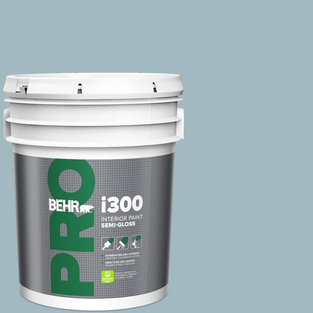 5 gal. #BIC-23 Hopeful Blue Semi-Gloss Interior Paint price history on PriceWatchPro
