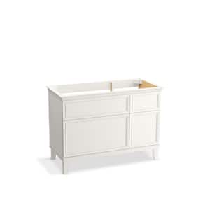 Artifacts 48 in. x 21.89 in. D x 34.49 in. H Bath Vanity Cabinet without Top in Linen White