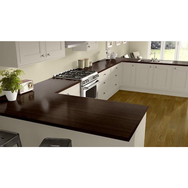 4 ft. x 8 ft. Laminate Sheet in Hampton Walnut with Premium FineGrain Finish