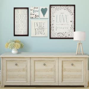Stratton Home Decor "Love is Forever" Decorative Sign (Set of 5)