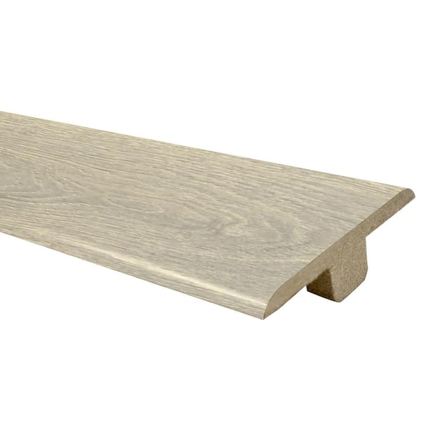ASPEN FLOORING Pinnacle 0.4 in. Thick x 1.77 in. Width x 94.5 in. Length Screw Down or Grip Strip Embossed Wood Look Laminate T-Molding