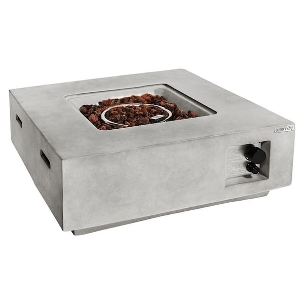 SereneLife Outdoor Propane Fire Pit Table
