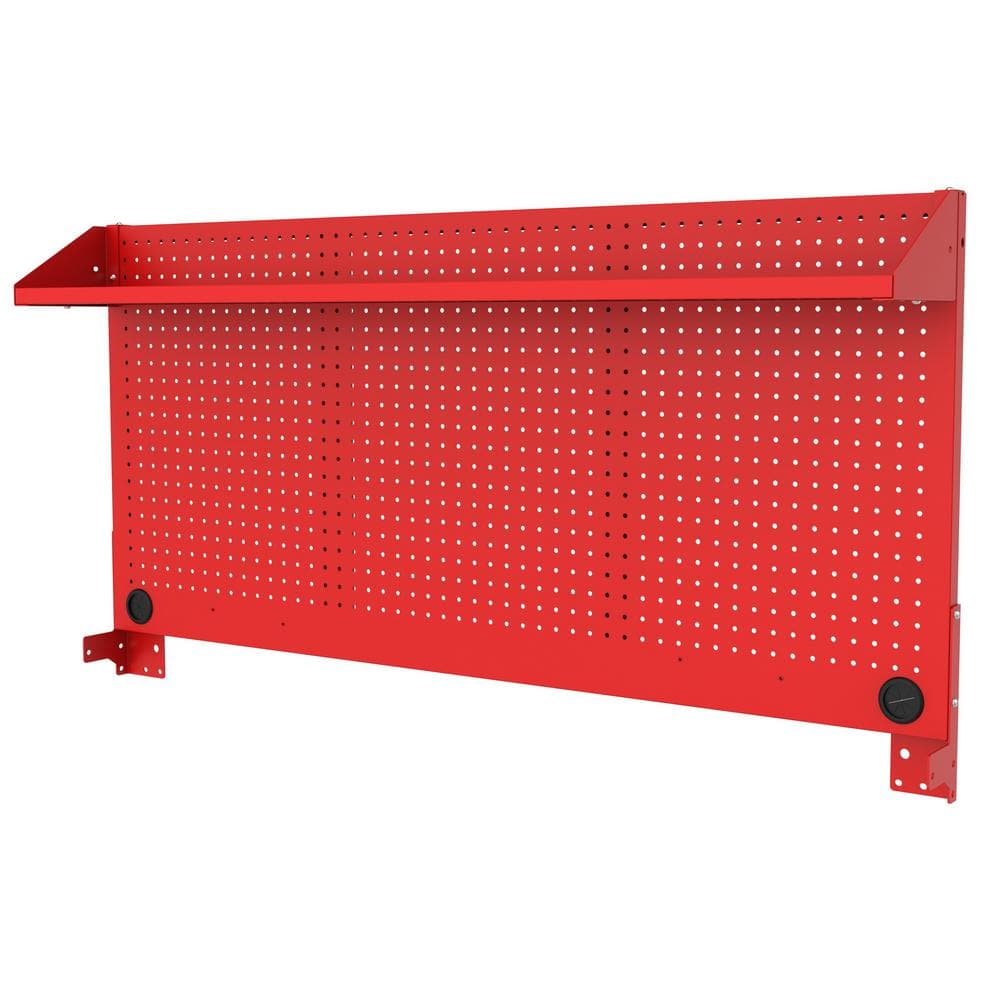 Husky Modular 52 In. Red Pegboard Attachment H52PEGMODRED - The Home Depot