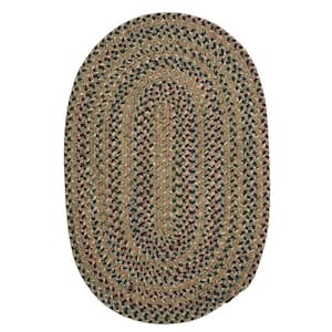 Winchester Palm 3 ft 6 in. x 5 ft. 6 in. Oval Moroccan Wool Blend Area Rug