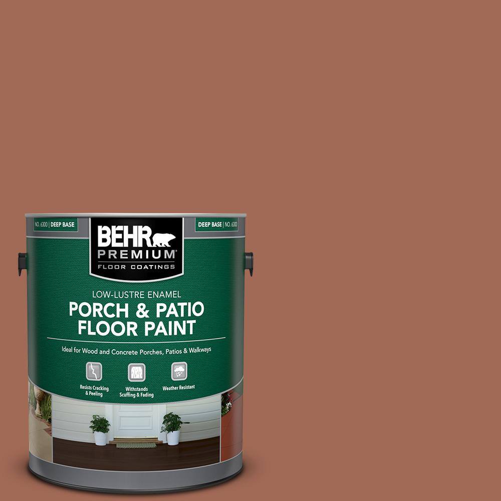 1 gal. #S180-6 Perfect Penny Low-Lustre Enamel Interior/Exterior Porch and Patio Floor Paint price history on PriceWatchPro