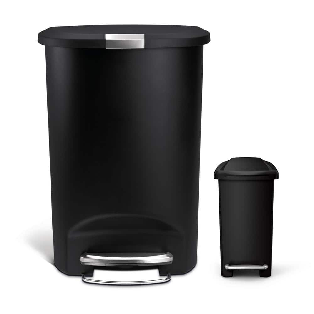 Simplehuman Strong Large Plastic Trash Bin Can Packaging Garbage