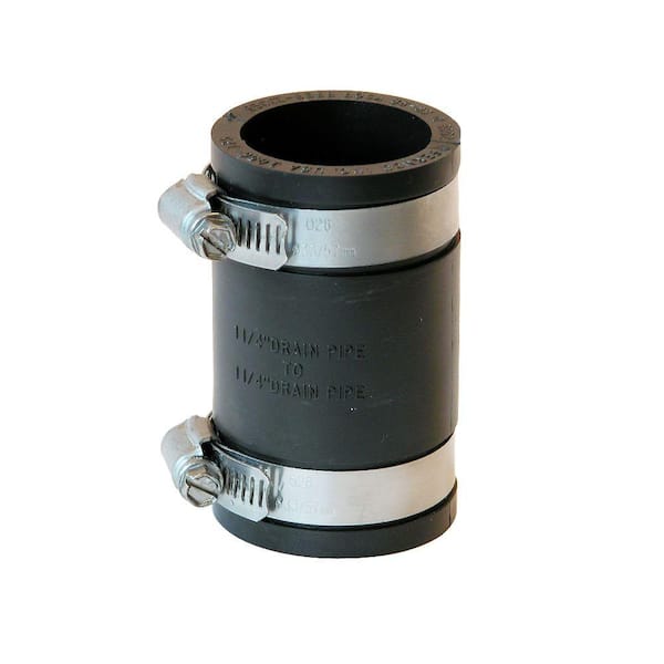 Fernco 1-1/4 in. x 1-1/4 in. Flexible PVC Coupling