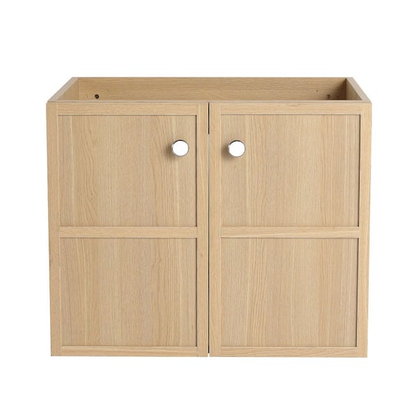 23.44 in. Bath Vanity Cabinet without Top in Oak Unassembled