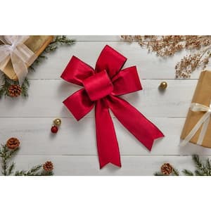 Northlight 5.5 in. Buffalo Plaid and Burlap 2 Loop Christmas Bow  Decorations (6-Pack) 34676932 - The Home Depot