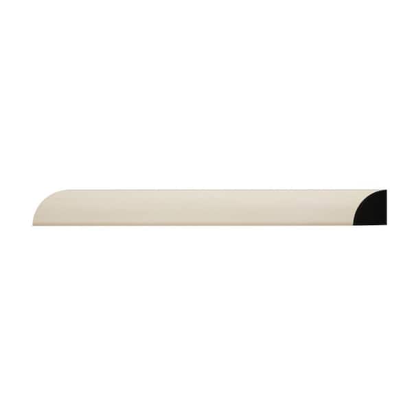 Ekena Millwork WM108 0.5 in. D x 0.5 in. W x 6 in. L Wood (Poplar) Quarter Round Sample