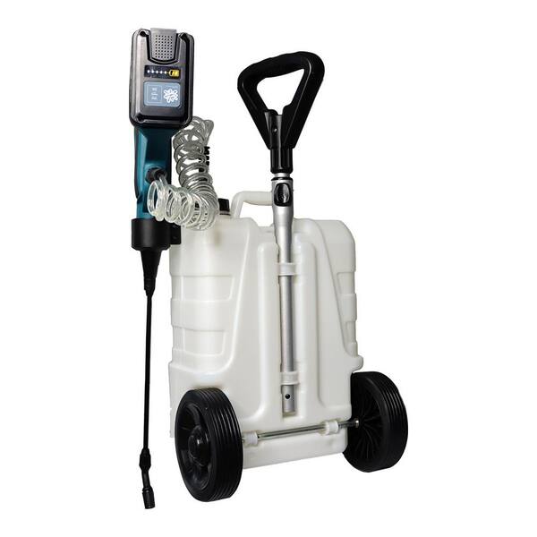 SprayMate Shower Max 4 gal. 12-Volt Battery-Powered Rolling Sprayer