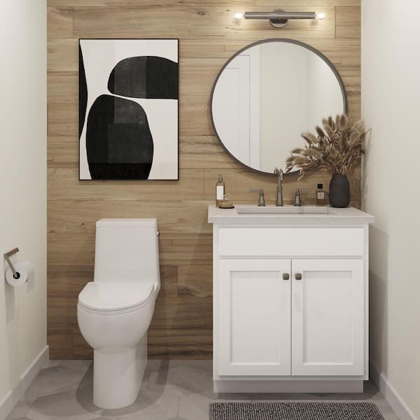 SIMPLY WOODMARK PRO Shaker Partial Overlay 21 in. W x 24 in. D x