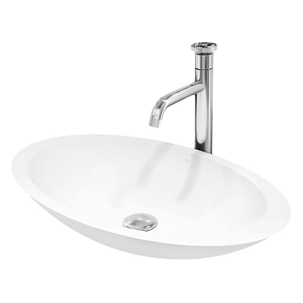 Aquatica Metamorfosi-SD-Wht Metamorfosi Sink Drain W. White Ceramic Cover